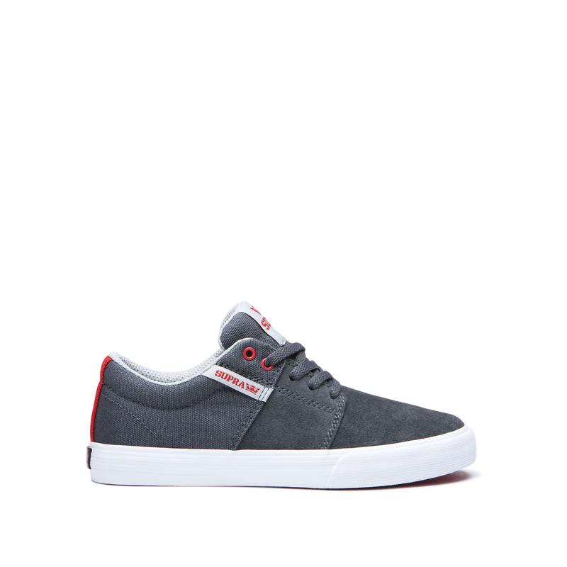 Supra STACKS II VULC Sneaker Low Kinder DunkelGrau Deutschland HXVMG5481